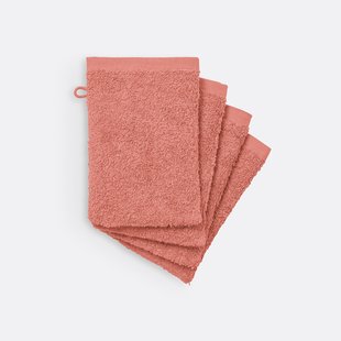 Set van 4 washandjes SCENARIO in badstof