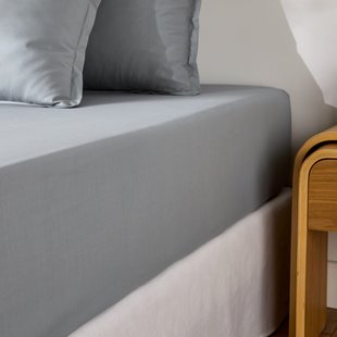 Hoeslaken in perkalkatoen, omslag 30 cm Scenario