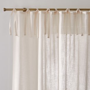 Glasgordijn met strikjes, Nyong