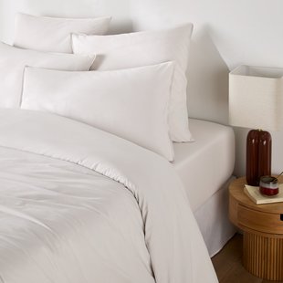 Effen dekbedovertrek in gewassen katoen, Scenario