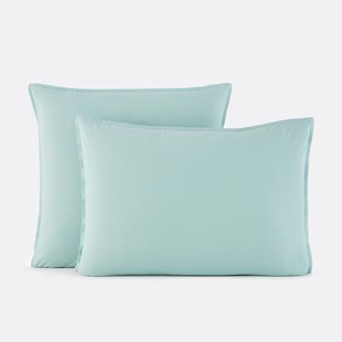 Effen kussensloop in gewassen katoen, Scenario