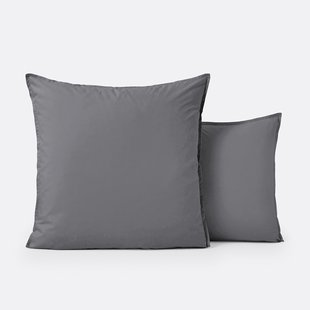 Kussensloop in effen biologisch perkalkatoen