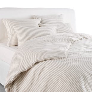 Dekbedovertrek in gewassen linnen, Kalaya