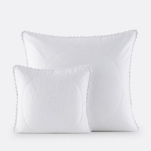 Geborduurde vierkante kussenhoes in katoen, Tennessee