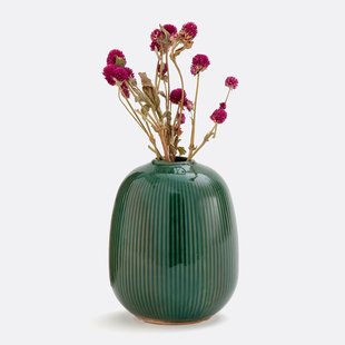 Vaas van keramiek, hoogte 16 cm, Estria