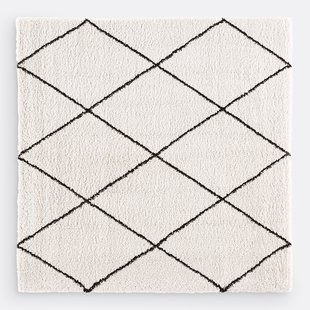 Vloerkleed in berberstijl, vierkante vorm, Jiraya