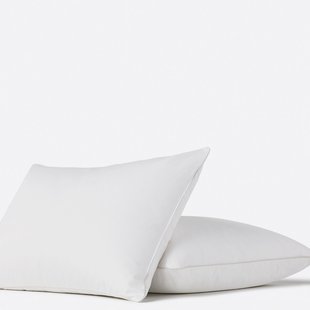 Stevig hoofdkussen 50% dons 50% vezels