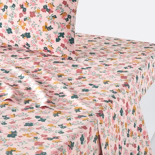 Plat laken in gewassen katoen, Callas