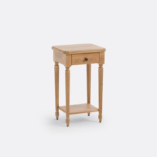 Nachtkastje in massief eik, Baudry