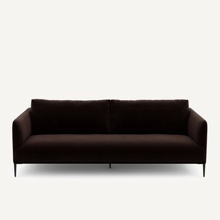 3- of 4-zits fluwelen bank, OSCAR, ontwerp Emmanuel Gallina