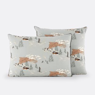 Kussensloop in perkalkatoen, Orvaz