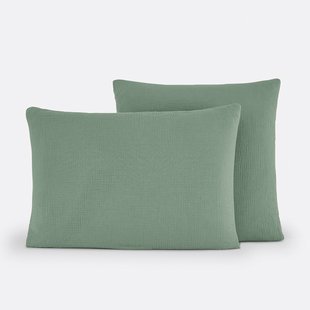 Kussensloop in tetra/gewassen katoen, Kumco