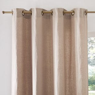 Linnen gordijn met oogjes, ELBA