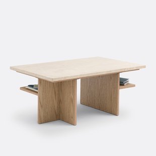 Salontafel, travertin, lengte 100 cm, CALISTE