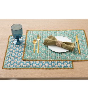 Set van 2 placemats in voilekatoen Nadesha