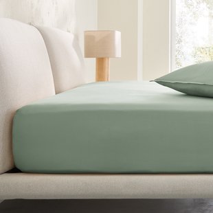 Hoeslaken, gewassen katoensatijn, omslag 30 cm, Saria