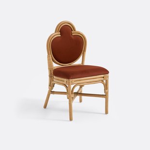 Stoel van rotan en stof, RIBIA