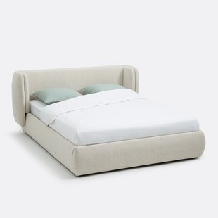 Bed in bouclé met boxspring, Meridiano