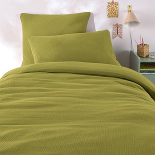 Kinderdekbedovertrek in gaas/gewassen katoen, Kumco