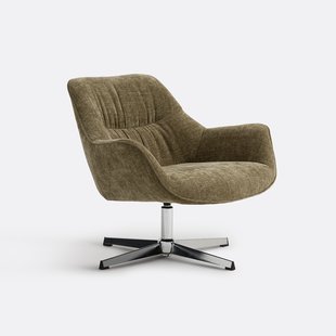 Draaifauteuil, gestructureerde stof, Hemmo