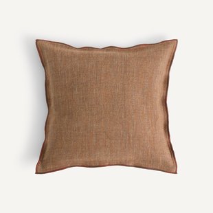 Geverfd geweven linnen kussenhoes, Missia