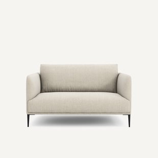 2-zits katoenen en linnen bank, Oscar, ontwerp door Emmanuel Gallina