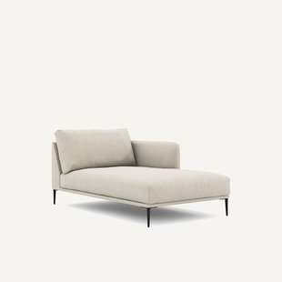 Katoen en linnen longchair, Oscar, ontwerp Emmanuel Gallina