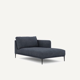 Katoen en linnen longchair, Oscar, ontwerp Emmanuel Gallina