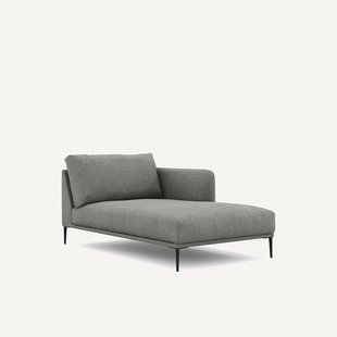 Katoen en linnen longchair, Oscar, ontwerp Emmanuel Gallina