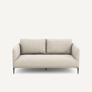 Katoenen en linnen compacte bank, Oscar, ontwerp Emmanuel Gallina