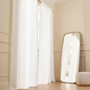 Dikke linnen gordijn, verborgen lussen, Cedal