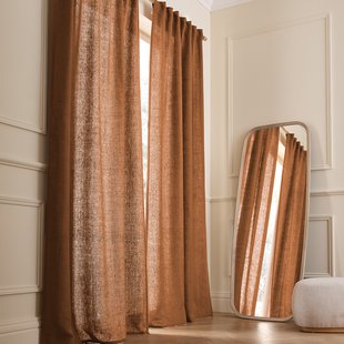 Dikke linnen gordijn, verborgen lussen, Cedal