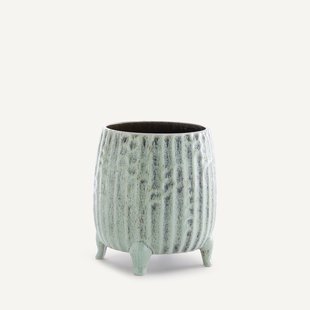 Bloempot van keramiek, H18 cm, Zira