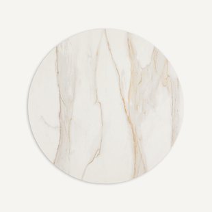 Uitschuifbaar rond tafelblad in keramiek, diameter 135 tot 180 cm, EXTENDO