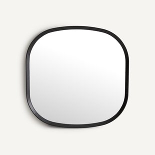 Vierkante spiegel van massief eiken H80 cm, Orion