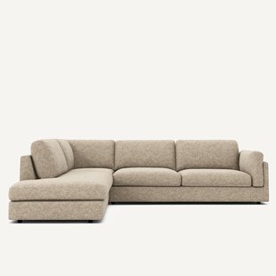 Hoekzetel met longchair van katoenmix César