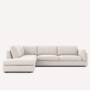 Omvormbare hoekbank, chenille fluweel, CÉSAR