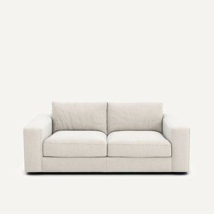 Compacte bank 3-zit in fluweel, Skander