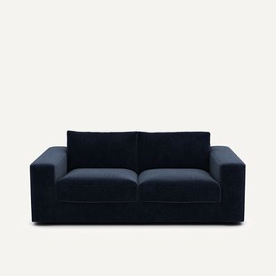 Compacte bank 3-zit in fluweel, Skander