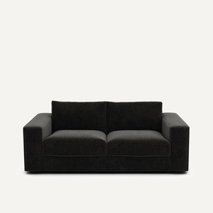 Compacte bank 3-zit in fluweel, Skander