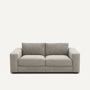 Compacte bank 3-zit in fluweel, Skander