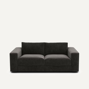 Compacte bank 3-zit in fluweel, Skander