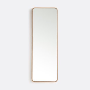 Rechthoekige spiegel in eikenfineer 42x120 cm Iodus