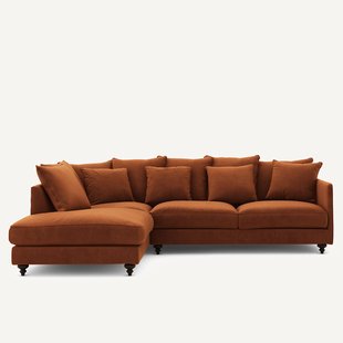 Fluwelen hoekslaapbank, Lazare