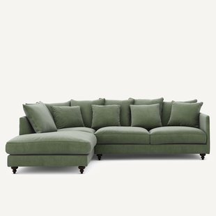 Fluwelen hoekslaapbank, Lazare