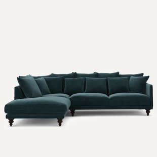 Chenille fluwelen hoekbank, Lazare