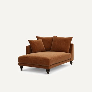 Chenille fluwelen longchair, Lazare