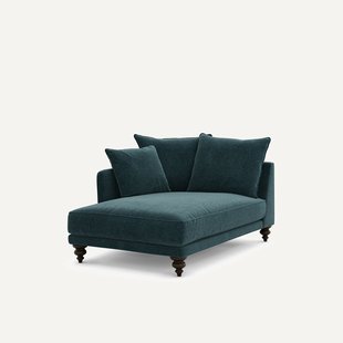 Chenille fluwelen longchair, Lazare