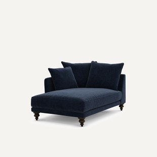 Chenille fluwelen longchair, Lazare