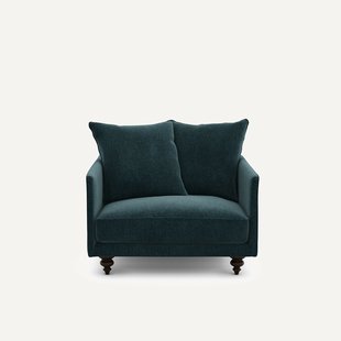 Fluwelen chenille fauteuil, Lazare